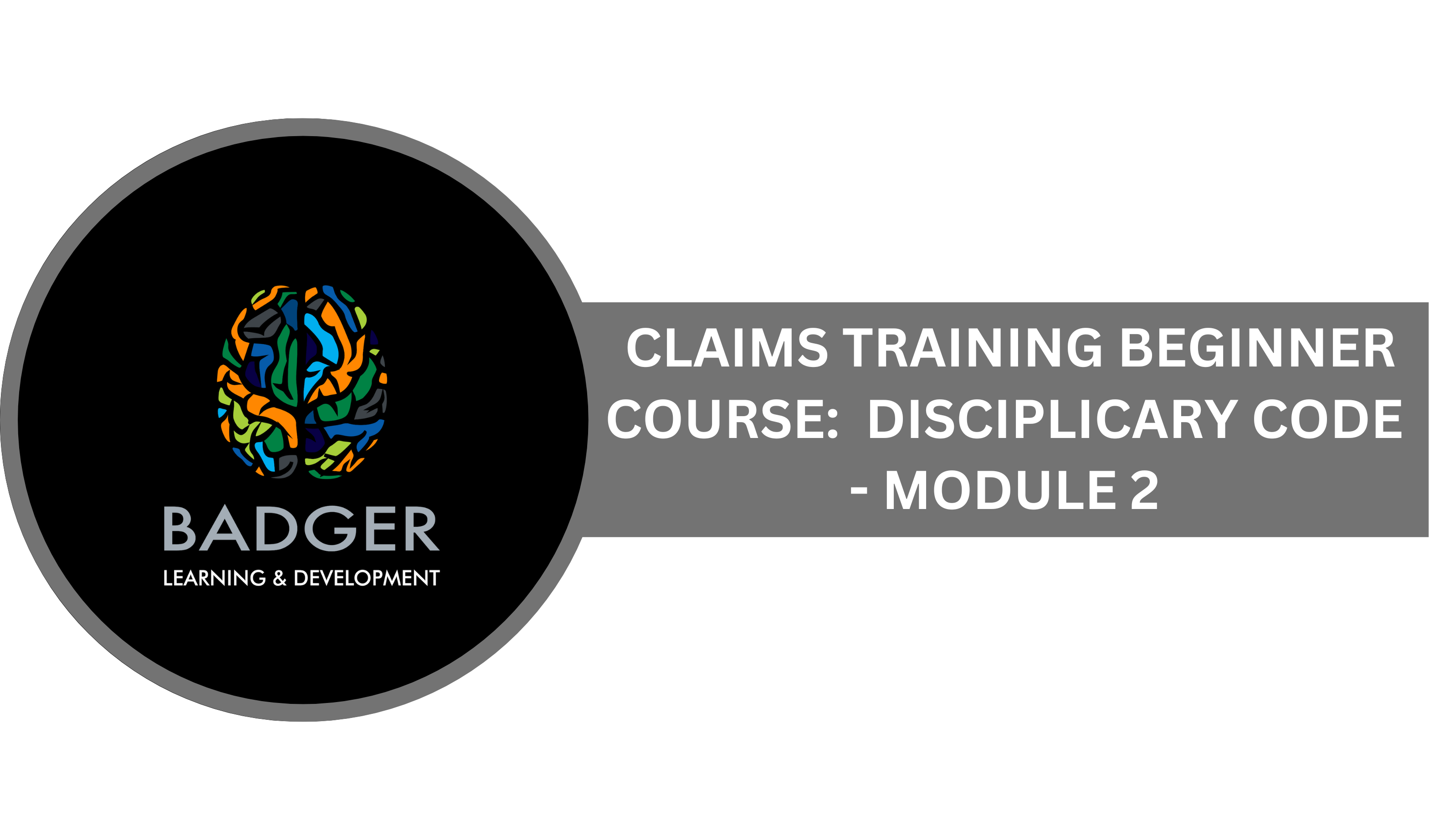 CLAIMS TRAINING BEGINNER COURSE - DISCIPLINARY CODE - MODULE 2