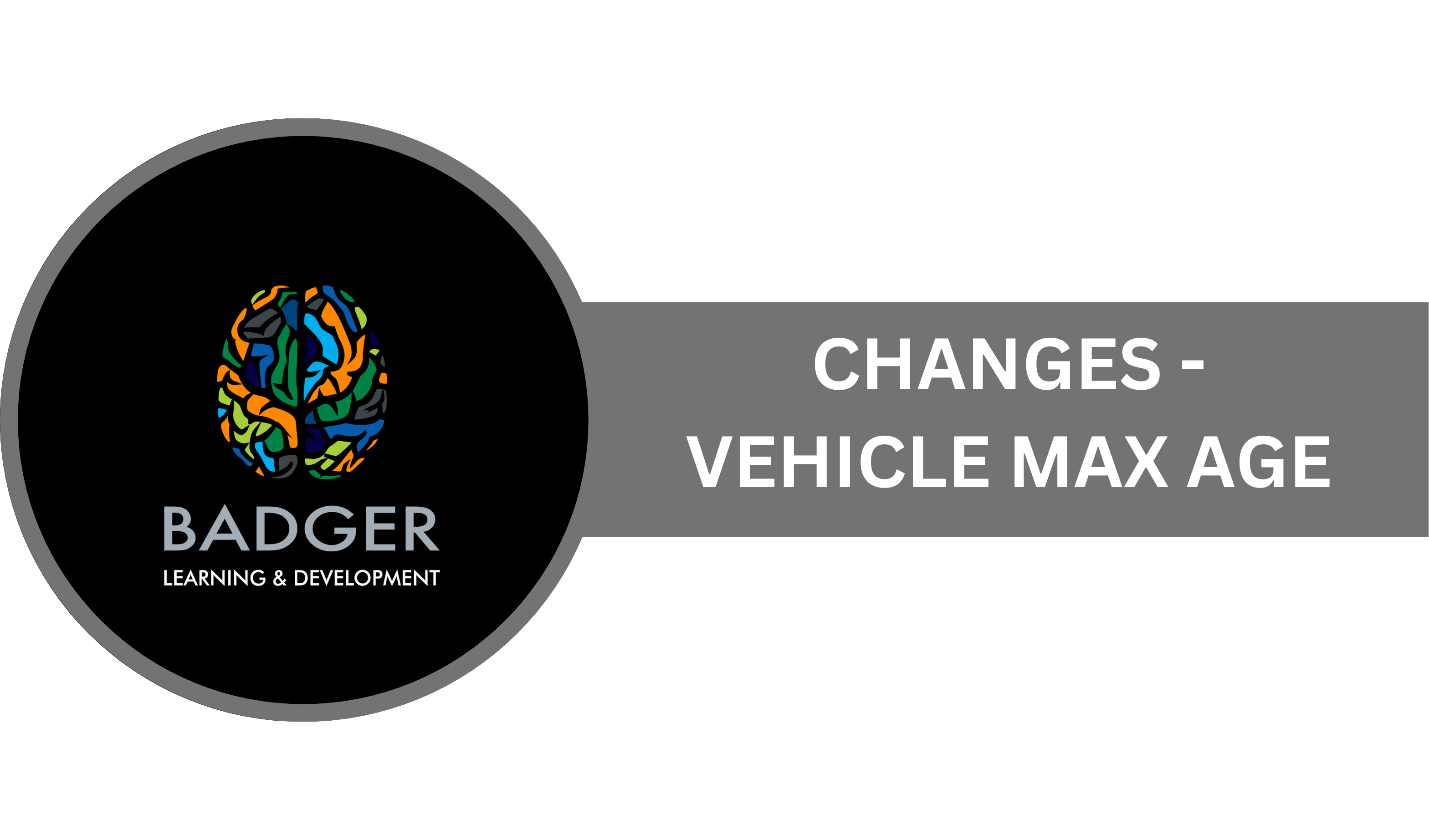 SPRINGS CHANGES - VEHICLE AGE MAXIMUM - November 2025
