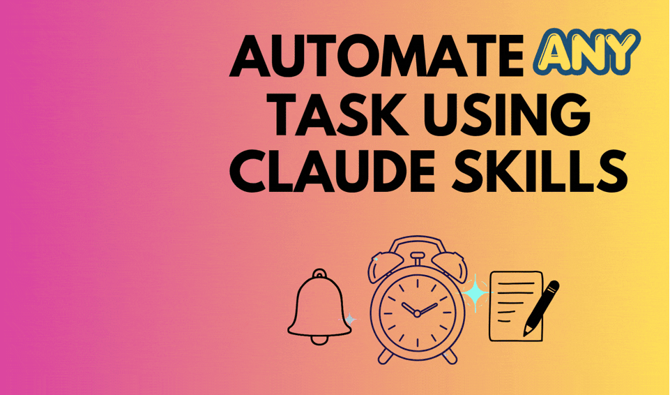 Automate any task using Claude skills [⏱️ 29 mins]