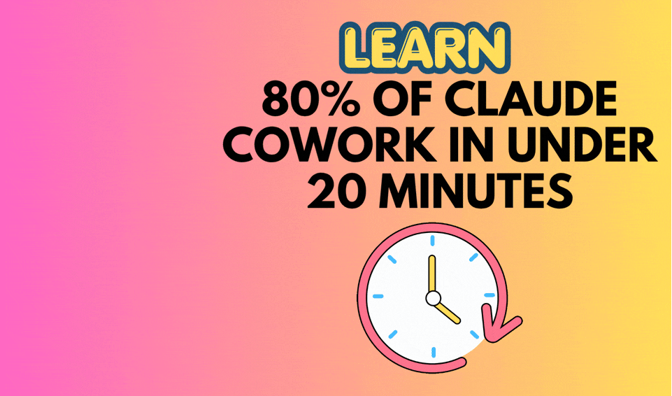 Learn 80% of Claude Cowork in under 20 minutes [⏱️ 18 mins] 