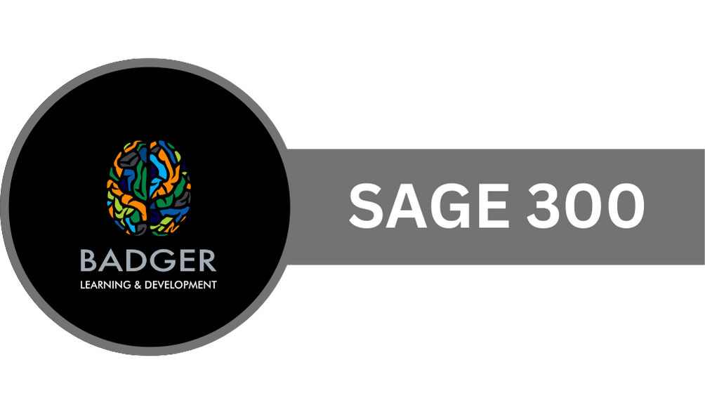 BADGER INDUCTION - PEOPLES DEPARTMENT - SAGE 300