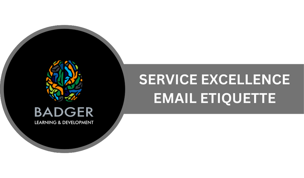 SERVICE EXCELLENCE - Email Etiquette