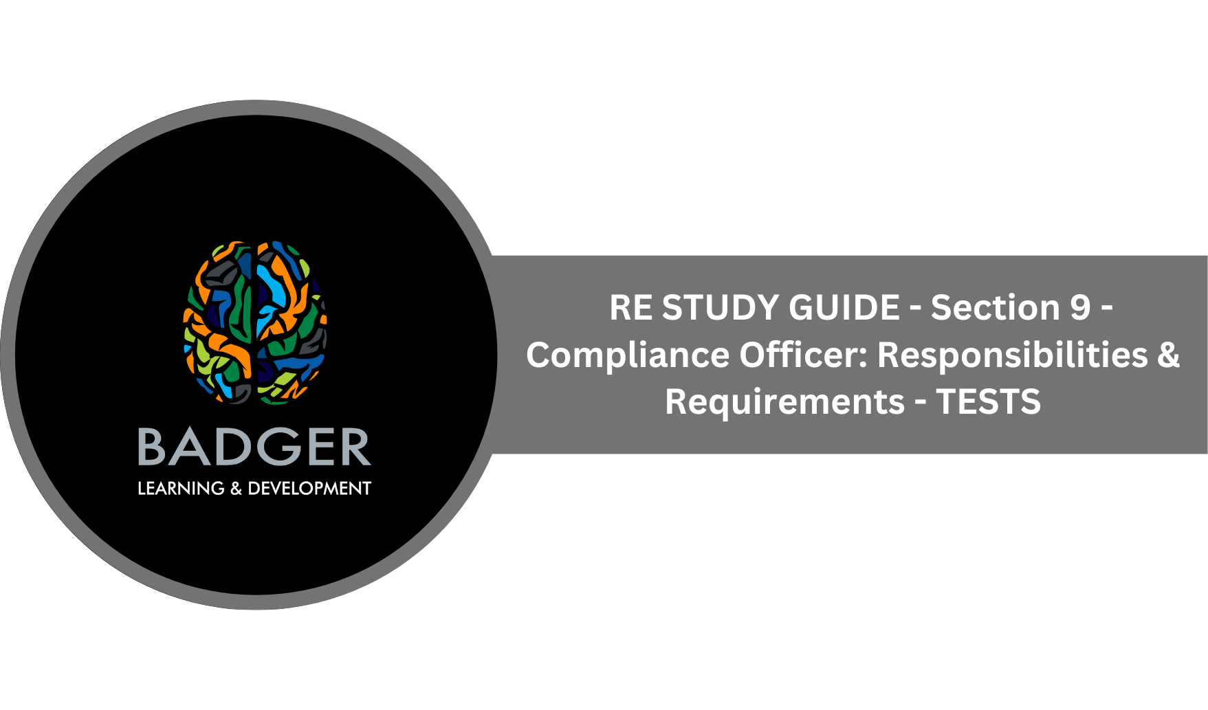 RE STUDY GUIDE - Section 9 - Compliance Officer: Responsibilities & Requirements - TESTS